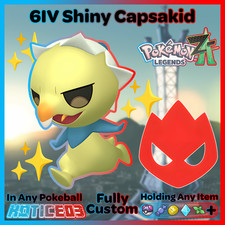 ✨ Shiny Alpha Capsakid 6IV + EVs ✨ Pokemon Legends ZA 🚀 Fast 🚀