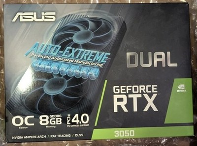 ASUS Dual GeForce RTX 3050 OC Edition 8GB GDDR6
