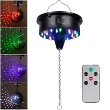 Rotating Disco Ball Motor with Remote Battery Operated 6 RPM Hanging Mirror B...