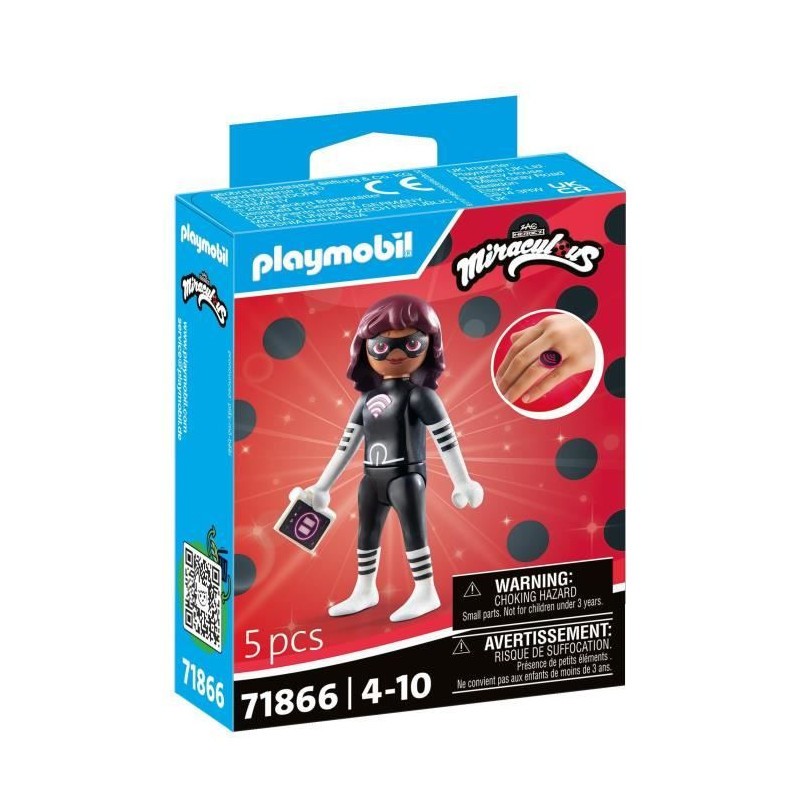 PLAYMOBIL 71866 Miraculous Lady Wifi pour stimuler l'imaginaire des enfants loin des écrans