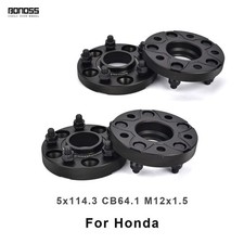 15mm Wheel Spacers For Honda Accord 5x114.3 Cb64.1 4pcs Forged Hubcentric Bonoss