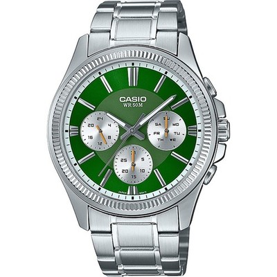 Casio Casio Collection Silber Herren Armbanduhr MTP-1375PD-3AVEF