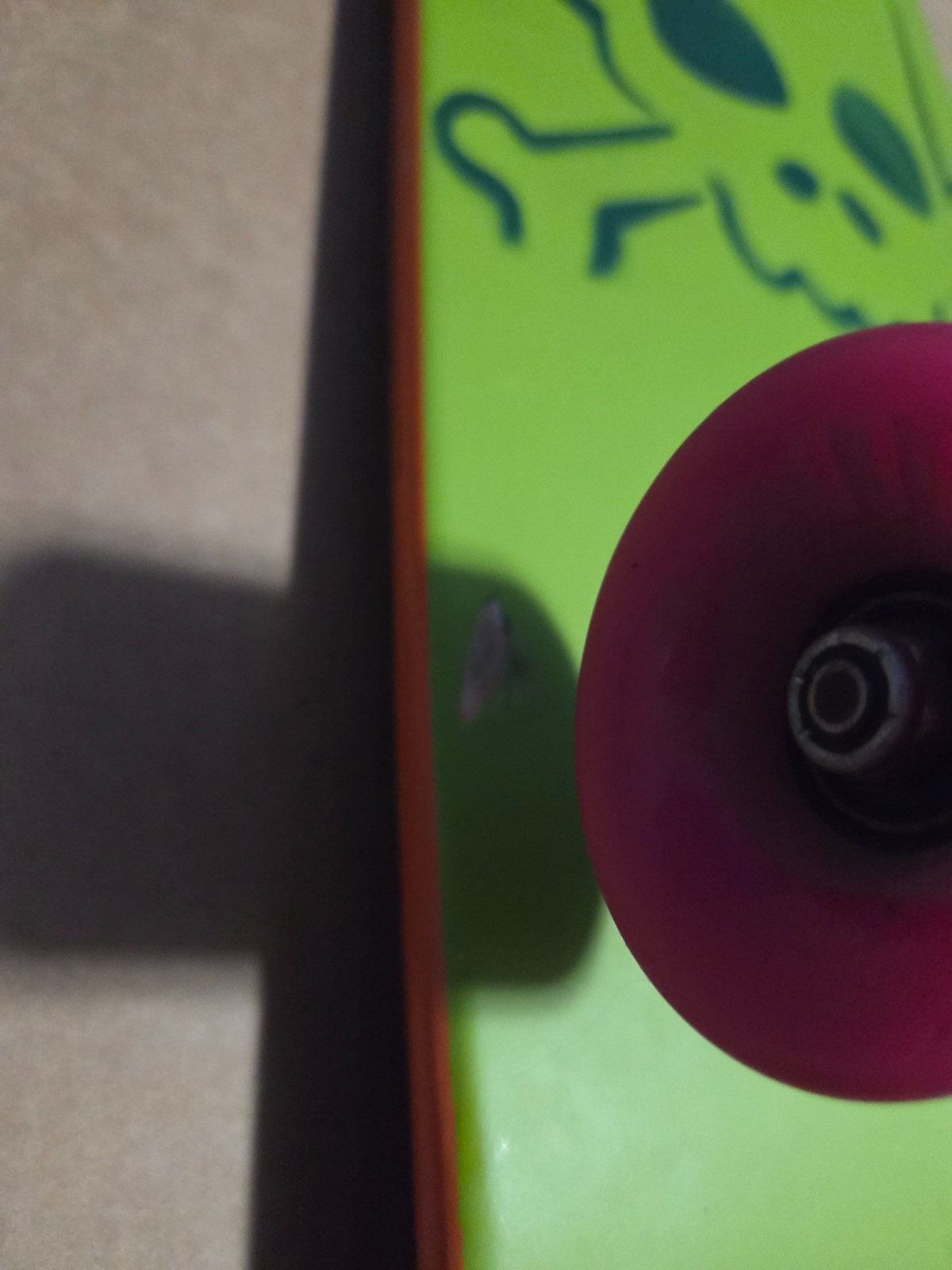 Santa Cruz Bart Simpson Cruiser Skateboard, USED