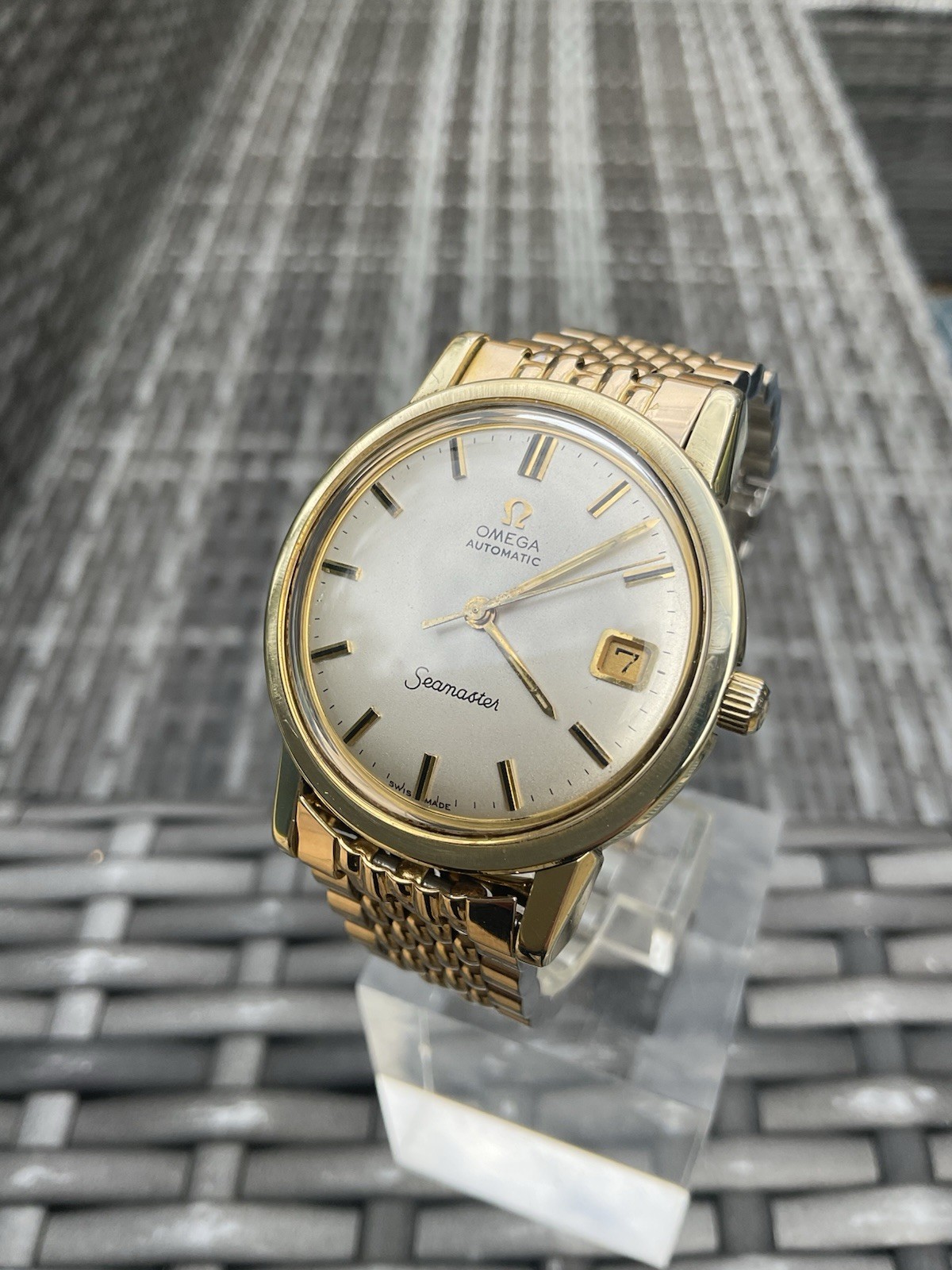 Stunning Omega Seamaster Gold Plated
