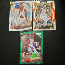 Panini 2025 WNBA Prizm & Select 3-Card Rookie Lot Saniya Rivers #131 #150 #52