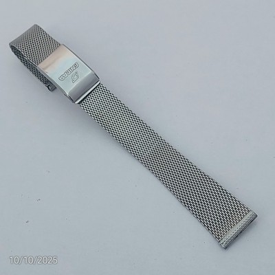 Vintage Enicar Mesh Watch Bracelet Mens 19 mm ref 190-018 All Steel Swiss Made