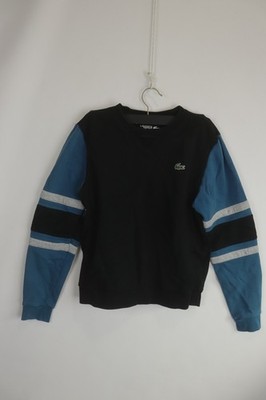 Lacoste Sport Multi Cotton  Knitted Crew Neck Long Sleeve Pullover Sweater Sz 3