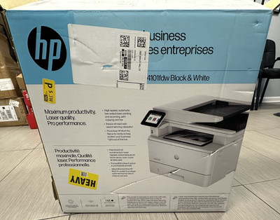 HP LaserJet Pro MFP 4101fdw Wireless Black and White Printer