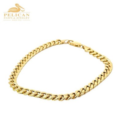 8.5'' 10K Cuban Link Bracelet 5.8mm (REL) (PPG012163)