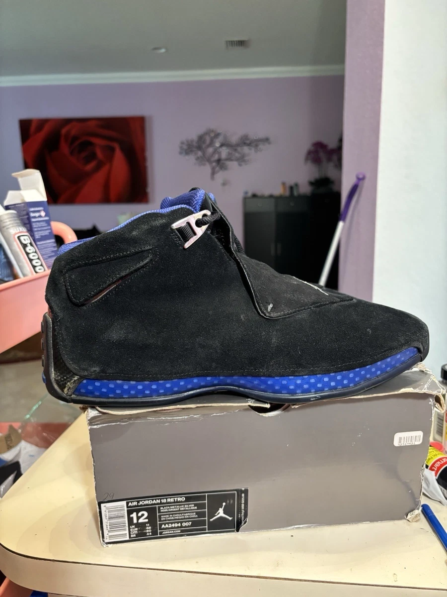 Jordan 18 Retro Blue Suede | eBay