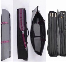Billiard cue case gray with strap