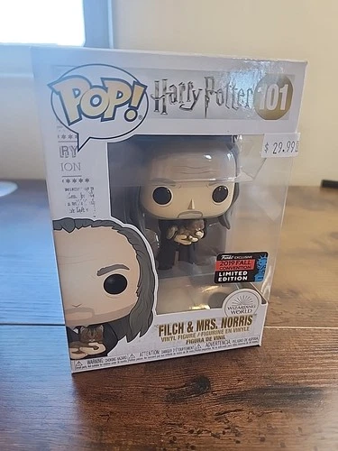 Funko Pop! Vinyl: Harry Potter - Filch & Mrs. Norris 101 - Barnes and Noble