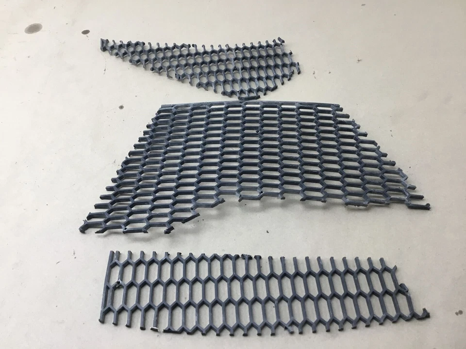 Juego de 3 paneles de ajuste de cubierta de rejilla delantera derecha Lotus Evora S 2014 10-14;:O Foto 3 de 4