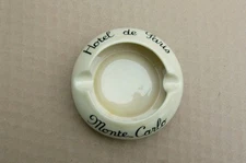 Vintage French Ceramic Ashtray Palace HOTEL DE PARIS- MONTE CARLO