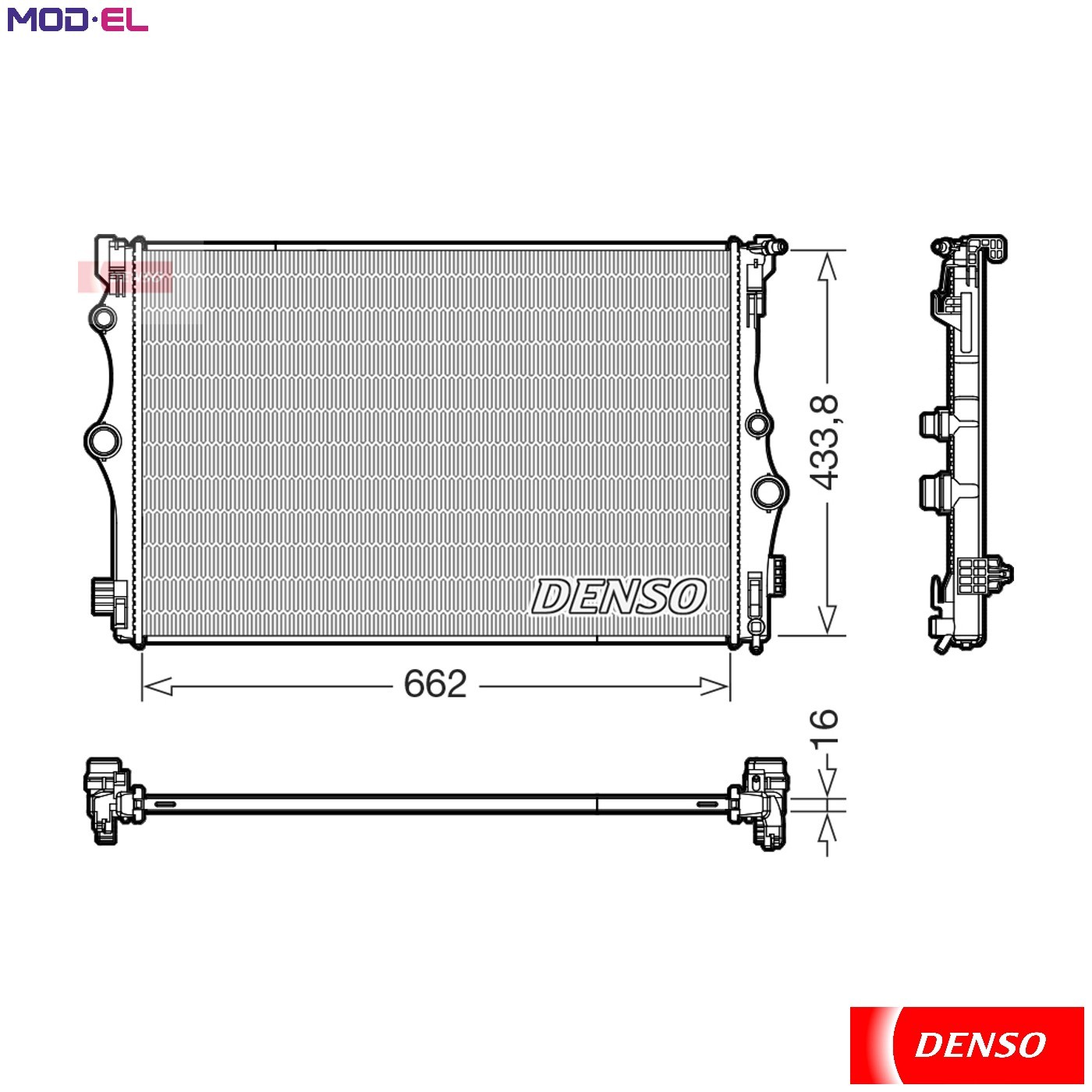 Radiator DRM17098 Denso 2475000203 247500020368 A2475000203 Quality Guaranteed - Image 43
