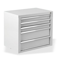 Schubladenschrank Werkzeugschrank Werkstattschrank Schrank 5 Schubladen Grau