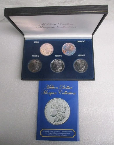 Million Dollar Morgan Collection Silver Clad Proof 5 Coin Set