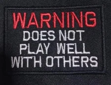 Tactical Patch - Warning Does Not play well