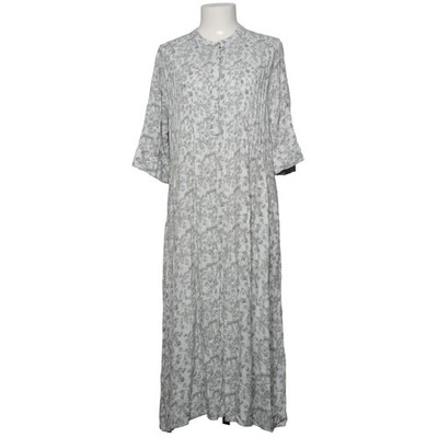 My Essential Wardrobe, Maxikleid, Größe: 40, Grau/Weiß, Viskose, Blumen #ayn