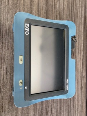 EXFO maxtester MAX-FIP display for fiber optic inspection probe.