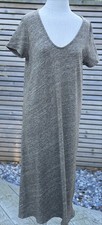American Vintage Brown Marl Wool Blend Long S/S Dress Labelled Medium - BNWOT