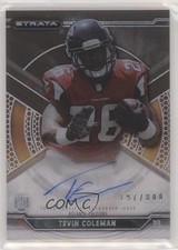 2015 Topps Strata Auto 197/800 Tevin Coleman #SA-TC Auto 00jz