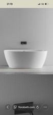 Fiora Belly freestanding bath stone solid 