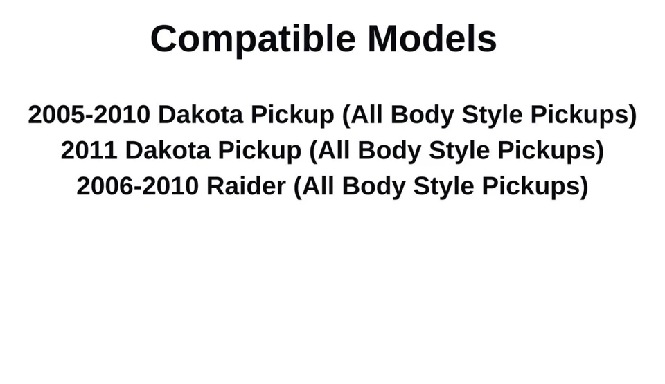 Fits 2005-2011 Dodge Dakota 2006-2010 Mitsubishi Raider Rear Back Window Glass  Foto 4 de 4