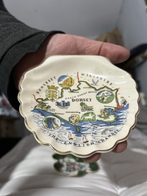 Mount Pleasant Keramik Teller Karte von Dorset 