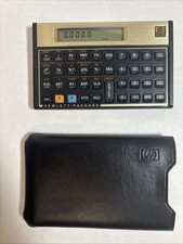 Vintage Hewlett Packard HP 12C Financial Calculator Tested Working Original Case