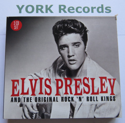 ELVIS PRESLEY - And The Original Rock 'n' Roll Kings - Ex CD 3 Album Set Big 3