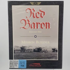 Red Baron: Mission Builder, 1992, Big Box, New & Sealed