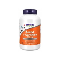 Now Foods Acetyl-L-Carnitin 500 Mg, 200 Kapseln