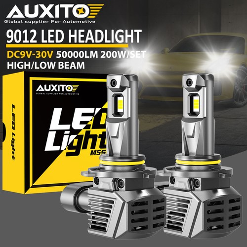 AUXITO 9012 HIR2 200W LED Headlight Bulb Conversion Kit High Low Beam Lamp 6500K