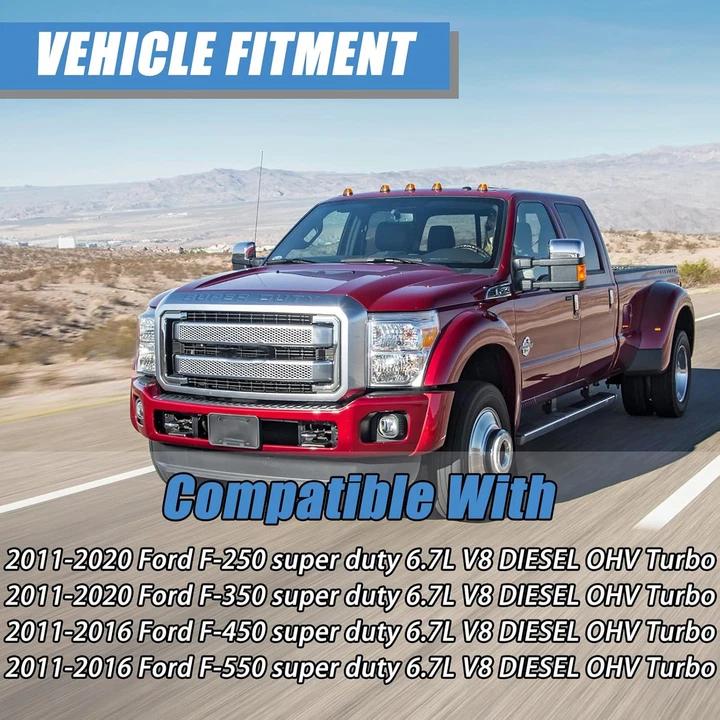 Junta de cubierta de válvula apta para Ford F250 F350 F450 F550 Super Duty 2011-2020 6,7 L V8 Foto 3 de 4