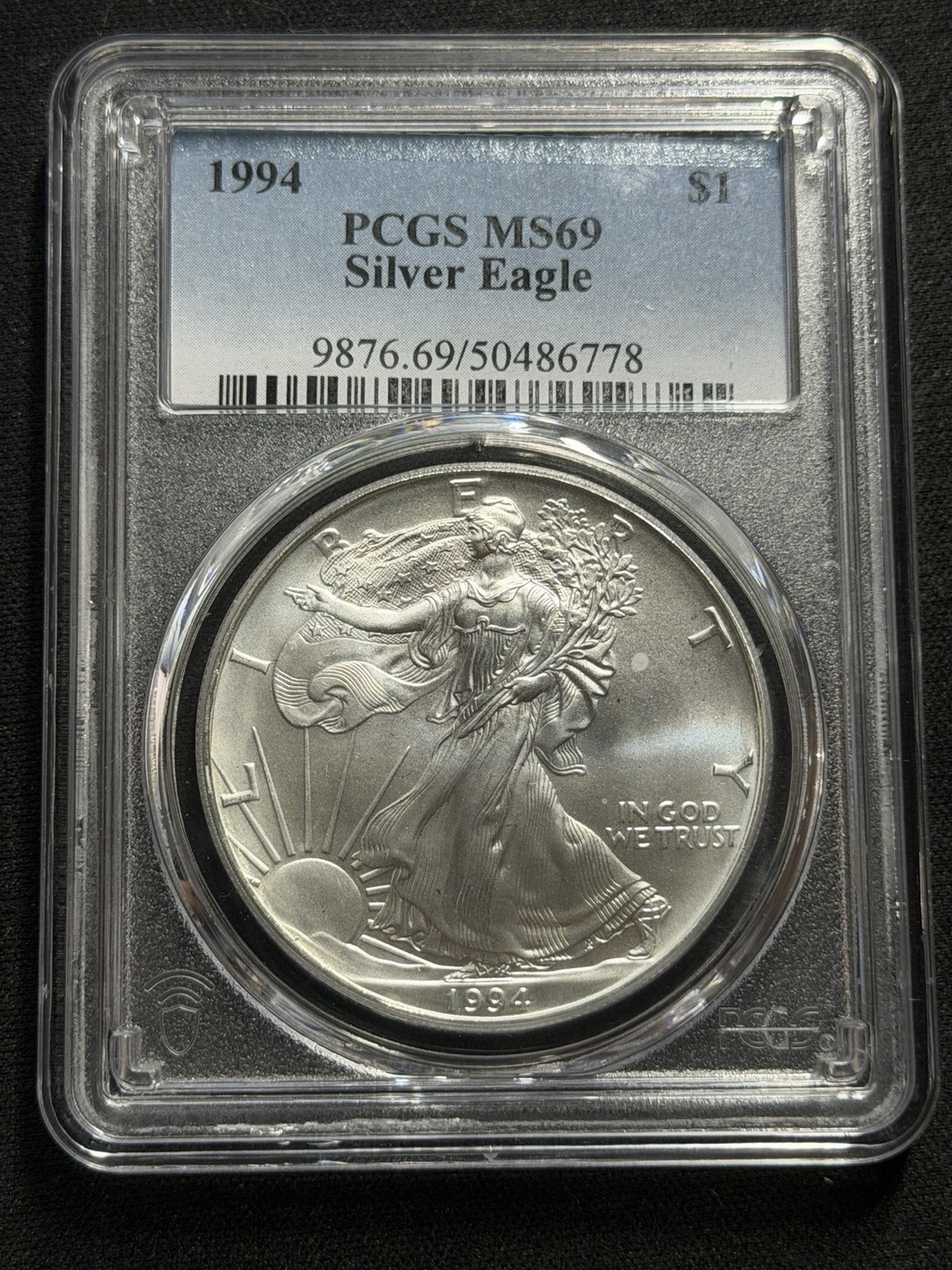 1994 American Silver Eagle PCGS MS69 1 Oz 1oz ounce .999 Fine Silver BETTER DATE