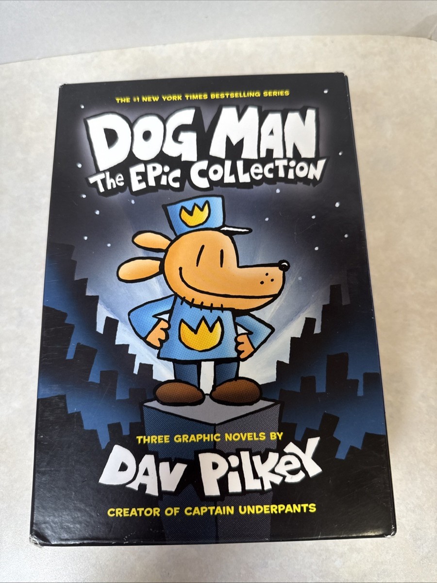 Dog Man The Epic Collection Dav Pilkey 3 Hardover Graphic Novel