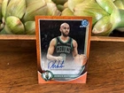 2025-26 Bowman Derrick White Orange Shimmer Auto /25 BCA-DI Celtics