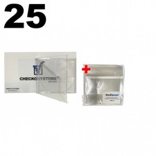 25 Original Old Style Clear STANDARD CD Jewel Case Heavy Duty 90g  100 OPP Bags