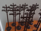 Marx, O Gauge, Telephone Poles and a Crossing Gate.  All are in excellent shape. — photo 6