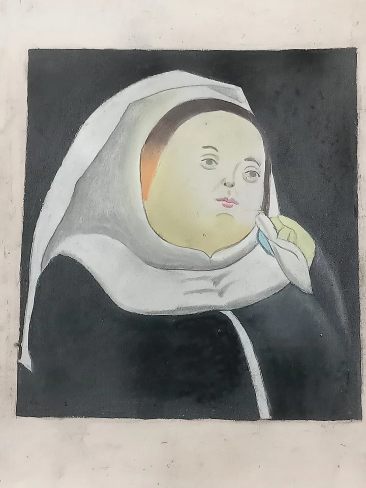 Fernando Botero Dibujo sobre papel (Hecho a mano) firmado y estampado en medios mixtos. Foto 4 de 4