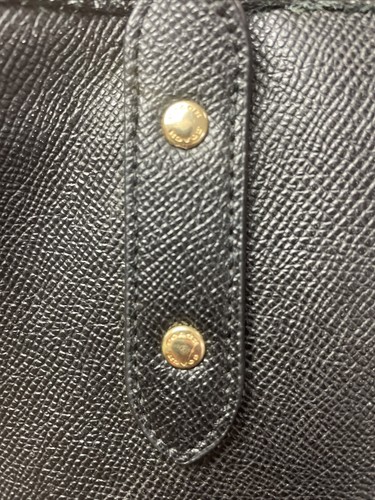 Coach F58846 Beuteltasche Tasche schwarz genarbtes Leder Innentasche Reißverschluss oben gebraucht - Bild 11 von 14