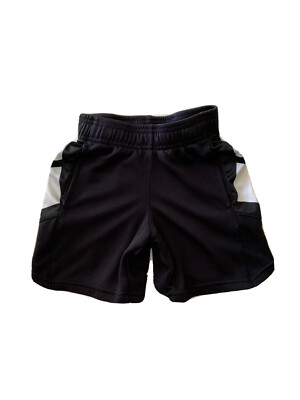 Champion Athletic Basketball Shorts Black Boys Size 4-5 Years Old EUC