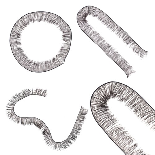 Brown Toy Decor Eye Lash Dolly Accessories Doll False Eyelashes Fake Lashes - Picture 5 of 15