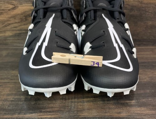 Nike Alpha Menace Pro 3 Mid Black Football Cleats Mens Sz 10.5 NWOB CT6649-001 - Picture 6 of 6