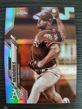 2020 TOPPS CHROME SAPIA REFRACTOR #2 LIAM HENDRICKS OAKLAND ATHLETICS