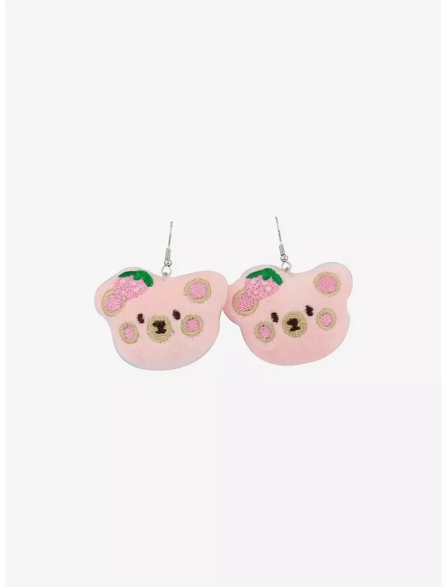 Hot Topic Sweet Society Strawberry Pink Teddy Bear Plush Drop