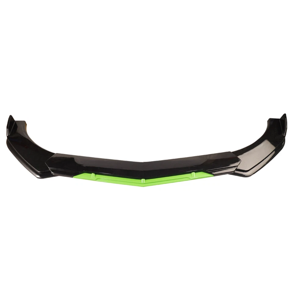 For Lincoln Front Bumper Lip Side Skirt Rear Bumper Lip Strut Rods Black Green - Image 3 of 4