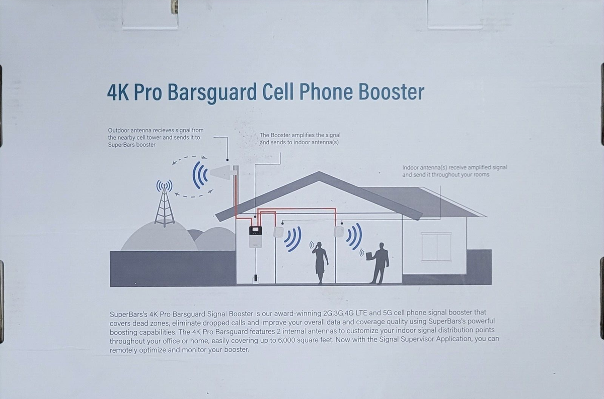 Weboost Cell Phone Booster Kit Cell Phone Signal Booster, Up To