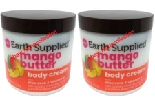 ( LOT 2 ) EARTH SUPPLIED MANGO BUTTER BODY CREAMS w/ ALOE & VIT E BRAND NEW